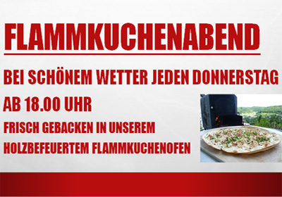 Talblick Flammkuchen